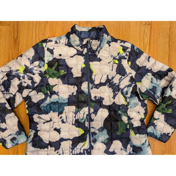 The North Face Women Thermoball Jacket puffer Eco 2.0 2X Plus Size Floral $230 - Picture 3 of 10